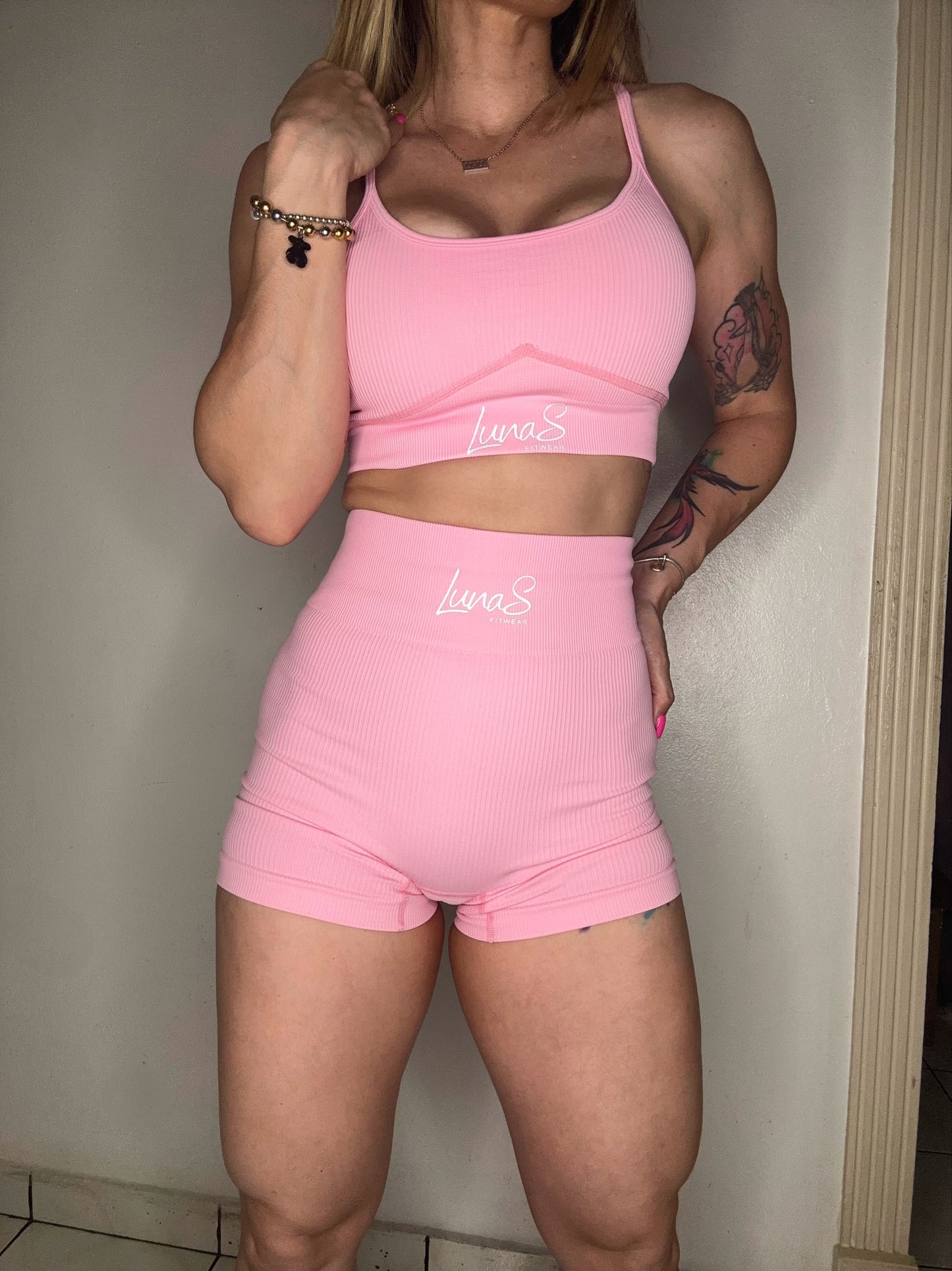 Basic Pink Short Set