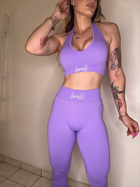 Purple Long pant set